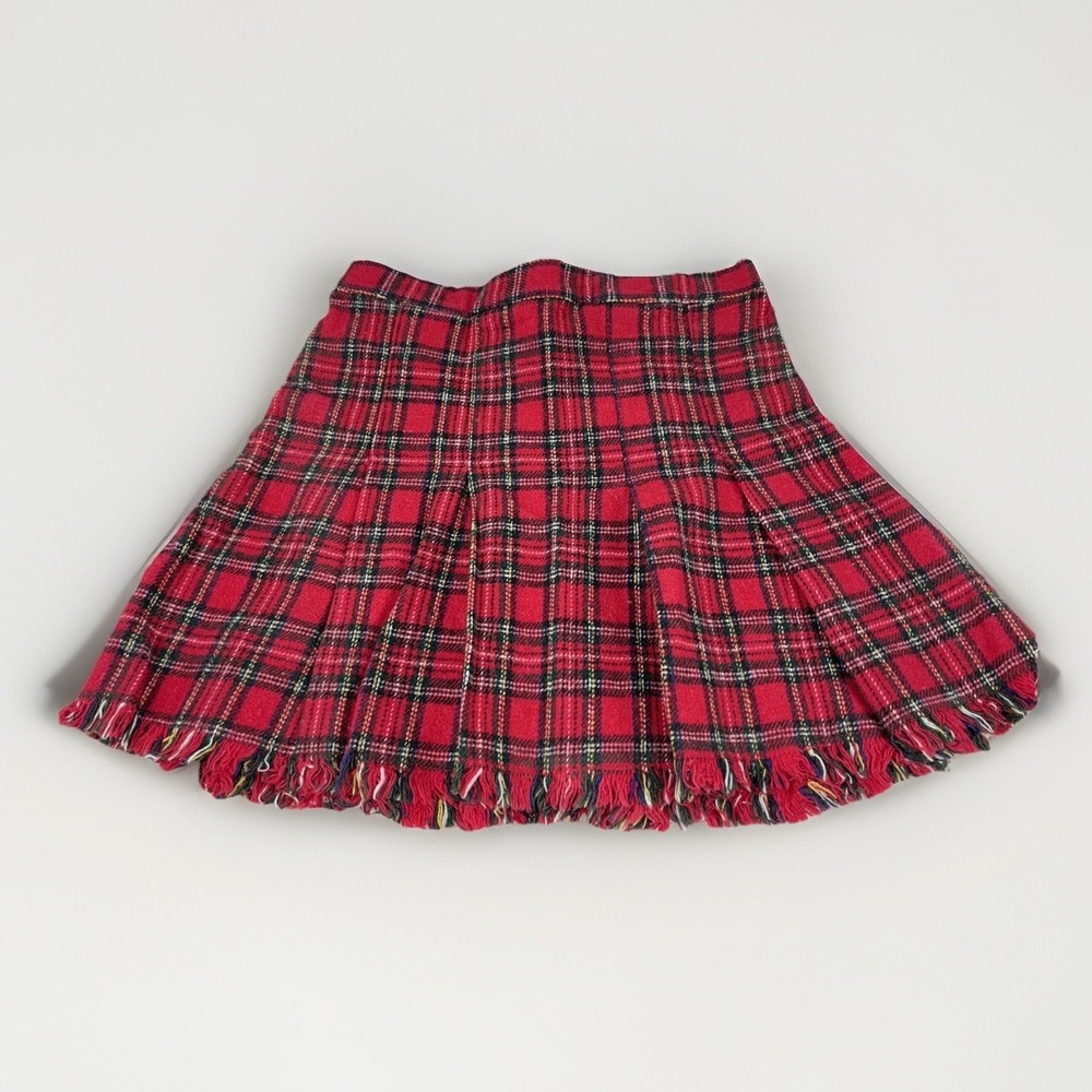 TARTAN Plaid Skirt Girls Size 5 Kids Headquarters Christmas School Uniform